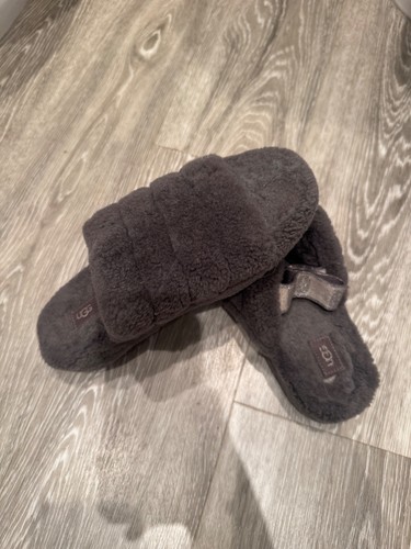 Ugg fluff yeah slide slippers - fluff,