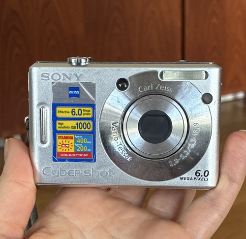 Sony cyber shot dsc - cyber-shot, 6.0mp