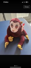 Swinger The Monkey Ty Original Beanie Babies MWMT 2004 rareas errors on tag