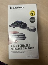 (9) Goodmans 3 In 1 Portable