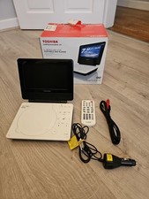 Toshiba SDP75SWB 7 " Portable DVD Player Tested And Working 