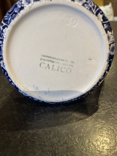 Vintage calico staffordshire - calico,