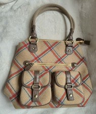 Tweed Top Handle bag Plaid