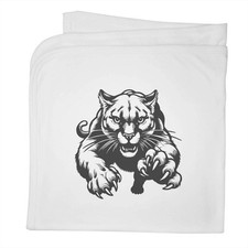 'Mountain Lion Running' Cotton