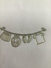 New baby bunting cutting die for paper crafting and scrapbooking.