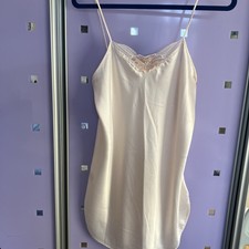 Vtg satin feel silky - satin-feel, nightie