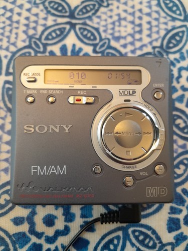 Sony walkman g750 minidisc - sony, mz-g750