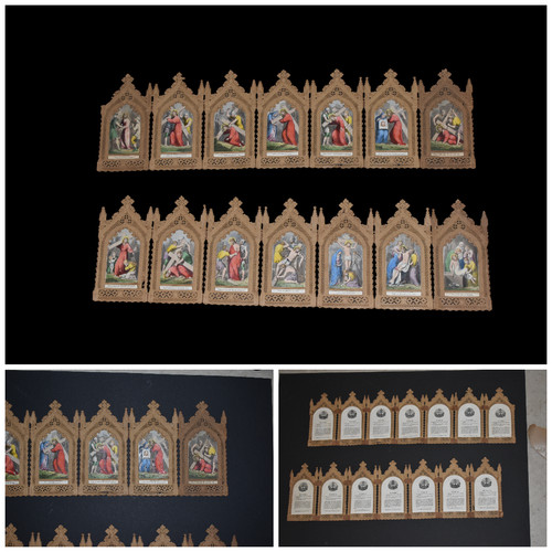 Antique rare stations of - antique,