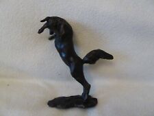 Pouncing Fox Bronze Sculpture by Sue Maclaurin