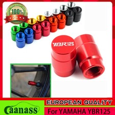 motorcycle Accessories Tyre Valve Air Dust Caps Cover Green For YAMAHA YBR125