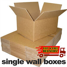 SINGLE WALL POSTAL MAILING CARDBOARD BOXES *ALL SIZES* SHIPPING PARCEL BOXES