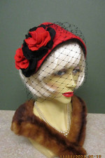1940s ladies red black - 1940s, bridge