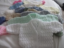 NEWBORN CROCHET BABY CARDIGAN