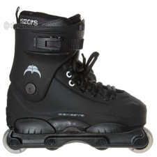 Razors Genesys Black Aggressive Inline Skates Mens 12.0 NEW