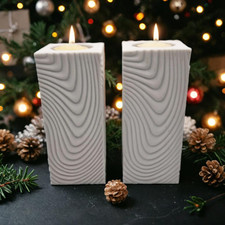 2 x  Ceramic White Tealight
