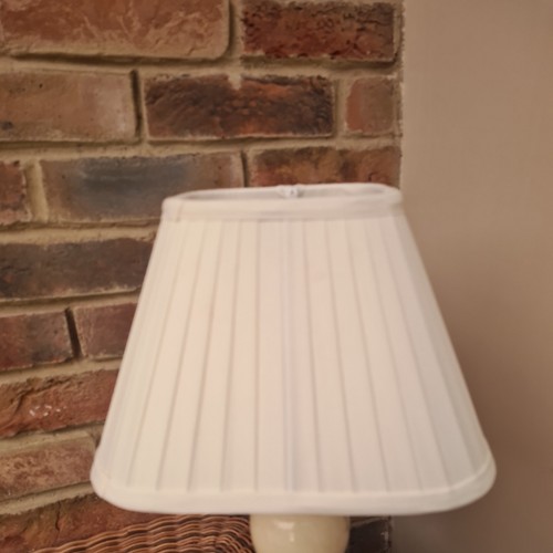 Cream ivory lamp - lamp, shade
