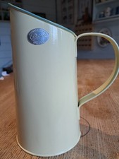 Dobbies Garden Enamel Watering Jug Yellow & Blue