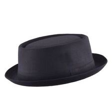 MAZ Black Cotton PORK PIE HAT , fast UK post 48 hours delivery.