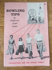 UK 1960  AMF BOWLING TIPS for