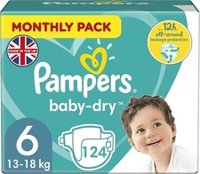 Pampers Baby Nappies Size 6