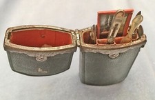 Rare 19c leatherette sewing - 19c,