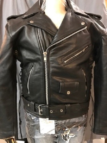 Men thick leather motorcycle - thick,