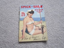 vintage spick and span extra magazine ,torn rear cover ,autumn 1957