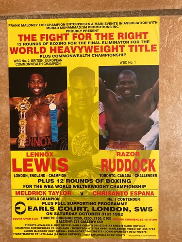 Lennox lewis razor ruddock - lennox,