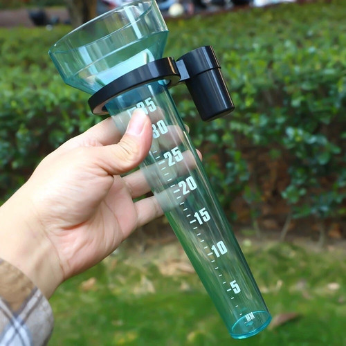 Transparent rain gauge - transparent, cup