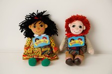 Rosie and Jim plush rag dolls