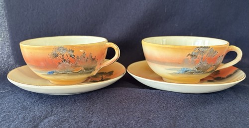 Lot cups saucers hand - cups,