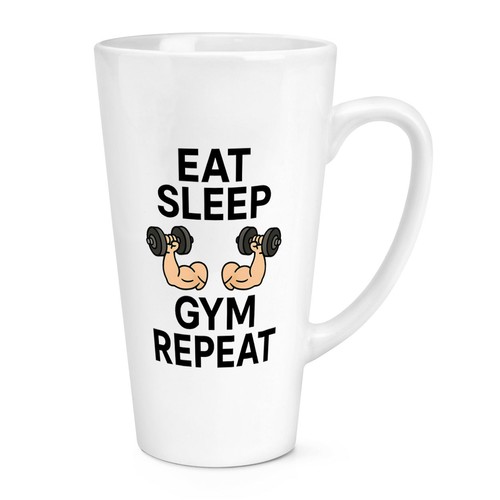Eat sleep gym - repeat, 17oz