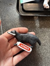 Schleich Badger Figure Wild Life Collectable Toy Animal Figures 14842 Ages 3+