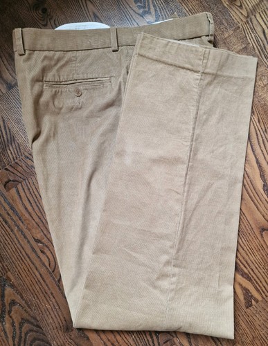 Beige corduroy trousers - m&s,