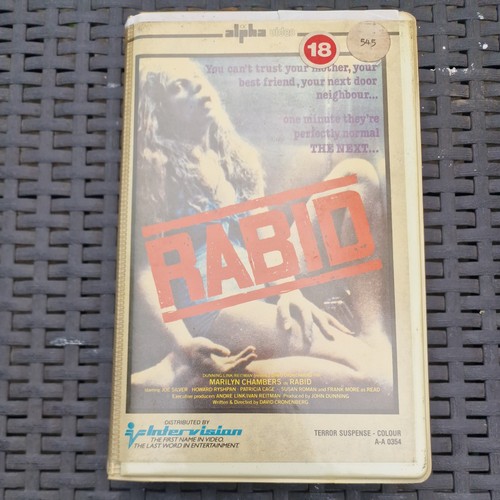 Rabid betamax beta tape - rabid,