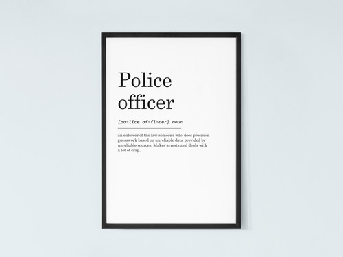 Police officer definition - police,
