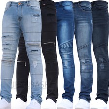 New Mens Skinny Super Stretch