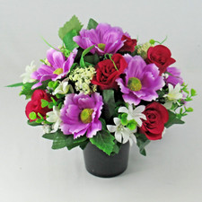 Artificial silk flowers