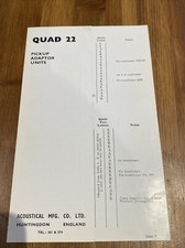 Quad 22 Pickup Adaptor Units