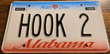 Hook vanity license plate - 2,