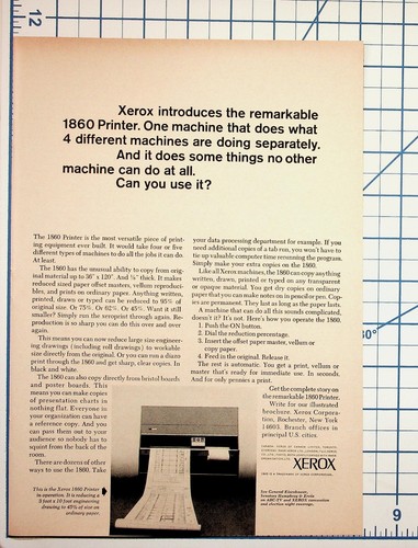Xerox 1860 printer vintage - printer,