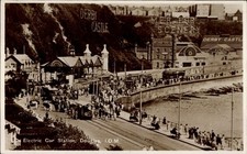 Postcard Douglas Isle of Man, Electric Car Station, Derby Castle,... - 4922072