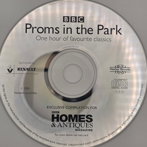 Bbc proms the park 2001 - proms, cd