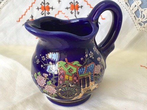 Kutani ware cobalt blue - kutani,