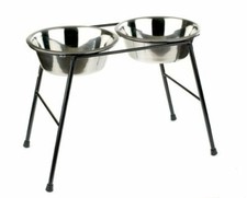 Dog Raised Bowls Large Stand 2