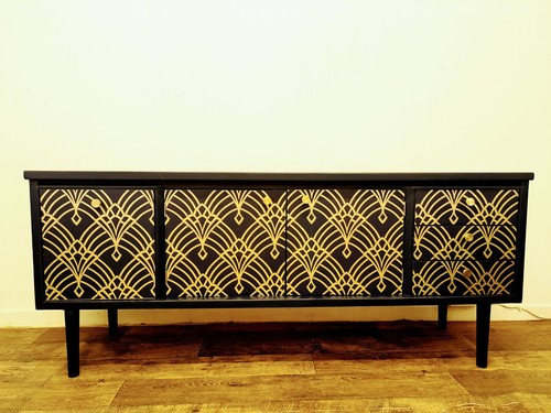 Midcentury sideboard art deco - midcentury, sideboard.