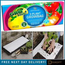 GROWBAG COMPOST SOIL 24 LITRES FOR GARDEN 24L GROWMOOR GRO-START PLUS 3 PLANT 