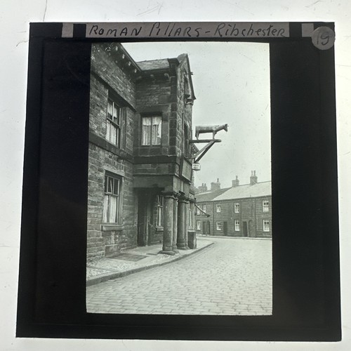 Antique magic lantern slide - antique,