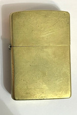 🔥 SOLID BRASS ZIPPO LIGHTER