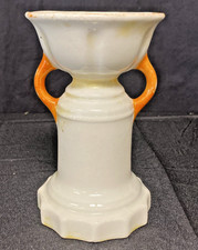 Pottery Czech Orange Yellow